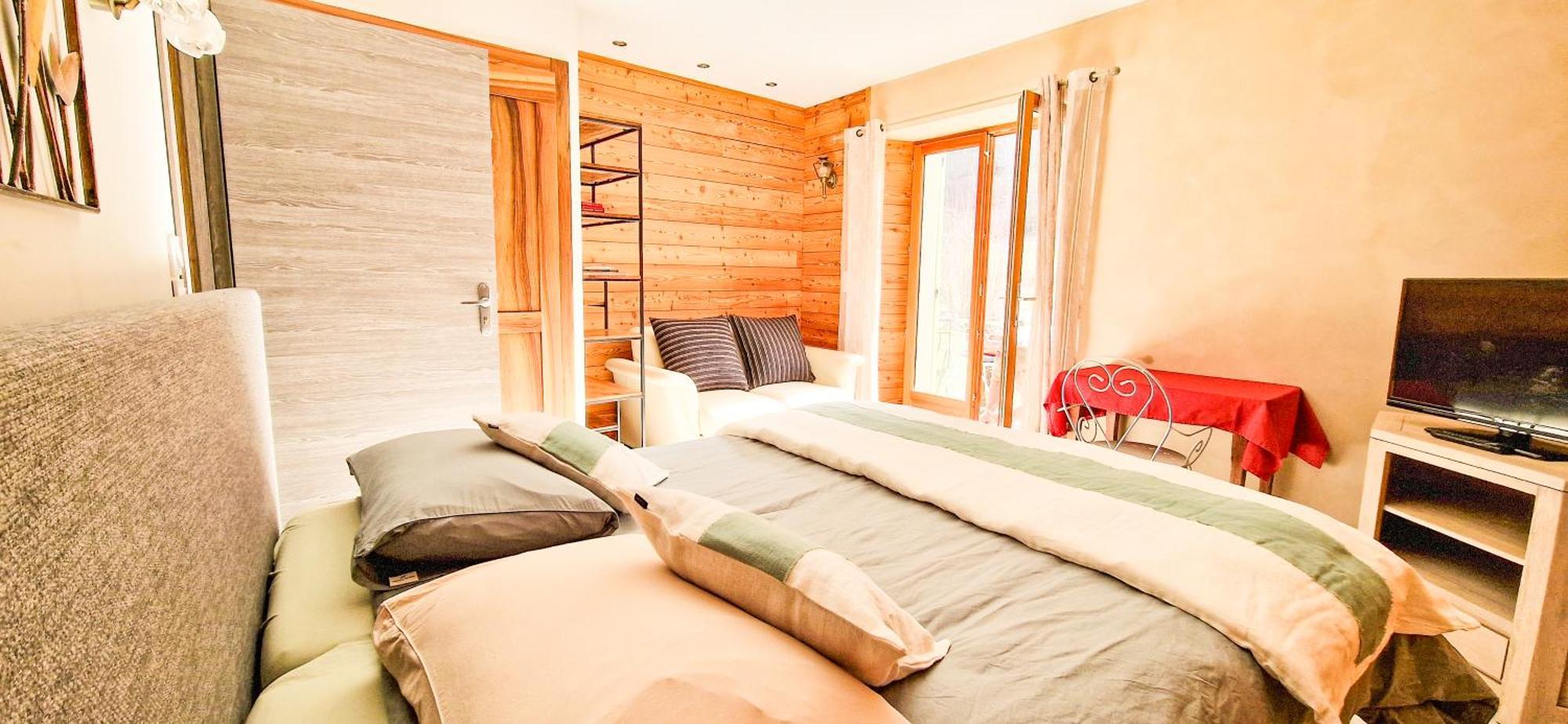 Les Clarines Perceneige - Chambre D'Hotes Vue Sur Montagne & Spa Saint-Jacques-en-Valgodemard Luaran gambar
